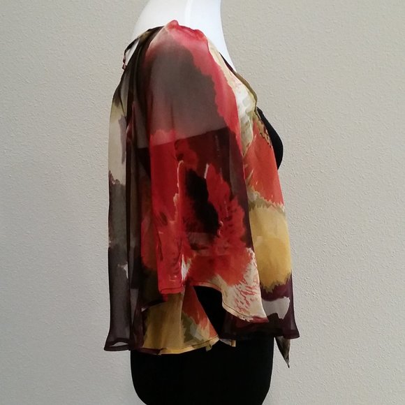 Bebe Black & Red Top - Picture 5 of 5